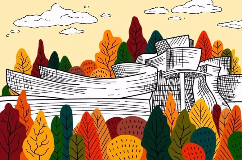 グッゲンハイム美術館のインスタグラム：「🍂🏛🍂 Among the golden reflections of fall foliage, don’t miss these major exhibitions at the Guggenheim museums in New York, Venice, and Bilbao:  • New York (@guggenheim): “Going Dark: The Contemporary Figure at the Edge of Visibility” and “Only the Young: Experimental Art in Korea, 1960s–1970s” | #Guggenheim  • Venice (@guggenheim_venice): “Marcel Duchamp and the Lure of the Copy” | #PeggyGuggenheimCollection  • Bilbao (@museoguggenheim): “Gego. Measuring Infinity” and “Picasso sculptor. Matter and body” | #MuseoGuggenheimBilbao」