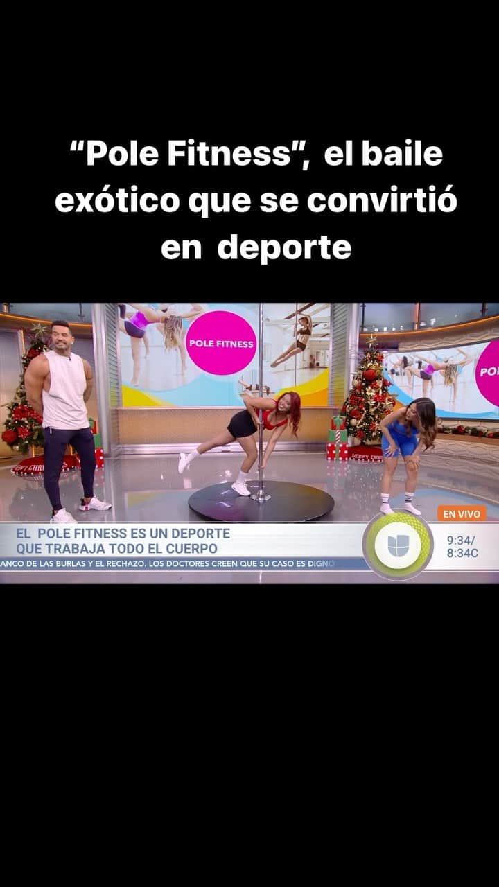 Despierta Americaのインスタグラム：「¡Los tiempos cambiaron! Conoce los beneficios del “Pole Fitness/ Sport “ con la experta @sarystefanypole  un deporte para trabajar todo el cuerpo.」