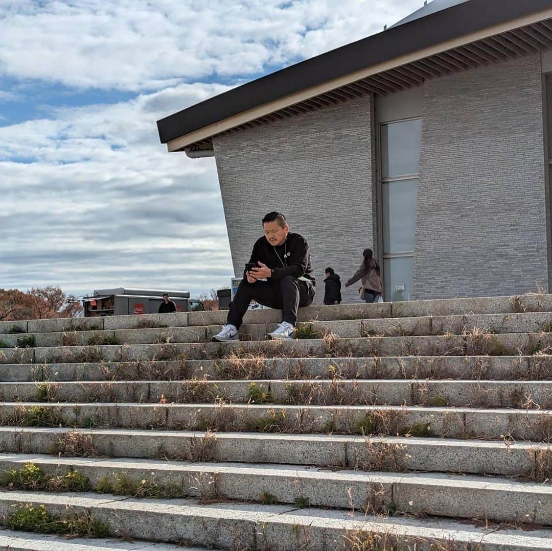 阿部裕幸さんのインスタグラム写真 - (阿部裕幸Instagram)「東広島の先生に盗撮されました！ グレコが得意なマッチョおじさんです 笑」11月28日 1時04分 - abeani111