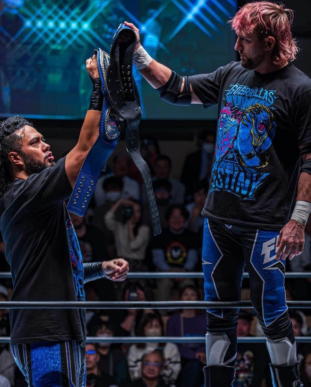 タウラ・フィフィタさんのインスタグラム写真 - (タウラ・フィフィタInstagram)「Grab the new sexy blue boys tee 🔗in bio 📸 @saki_njpw @taigaphoto_pw  • • • • #NJWTL #WorldTagLeague #TagLeague #Njpw #NjpwStrong #NjStrongTagTeam #Hikuleo #Elphantasmo #Jado」11月27日 16時48分 - hiku_leo