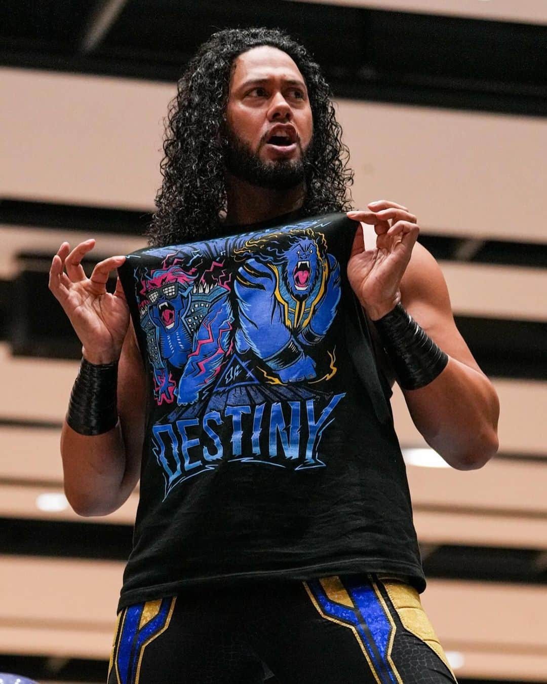 タウラ・フィフィタのインスタグラム：「Grab the new sexy blue boys tee 🔗in bio 📸 @saki_njpw @taigaphoto_pw  • • • • #NJWTL #WorldTagLeague #TagLeague #Njpw #NjpwStrong #NjStrongTagTeam #Hikuleo #Elphantasmo #Jado」