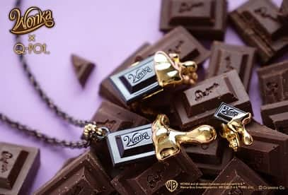 キューポットのインスタグラム：「*⁠ 【NEWS】~Wonka × Q-pot. Japan Jewelry Collaboration~ ⁠ ⁠ A collaboration between Willy Wonka’s magical chocolate that makes people happy and Q-pot.’s chocolate that has continued to bring smiles to people with unique pop art-like designs. ⁠ ⁠ Wonka × Q-pot., a fantastic collaboration with magical chocolate that captivates the world.　⁠ ⁠ ■Cart open at 2023-12-02 12:00 (JST)⁠ https://intl.q-pot.jp/collections/wonka-q-pot-japan-jewelry-collaboration⁠ ⁠ #qpot #キューポット #sweetsaccessory #sweetslover #sweetstagram #madeinjapan #japanmade #japan #ootd ⁠ #jewellerylover #accessories #fashionjewelry #jewelrydesign #instajewelry #jewellery #shopping #fashionista #instafashion #handmade #jewelleryaddict #jewelrygram #necklace #handmadejewelry #chocolate #チョコレート #🍫 #wonka # #willywonka #timotheechalamet」