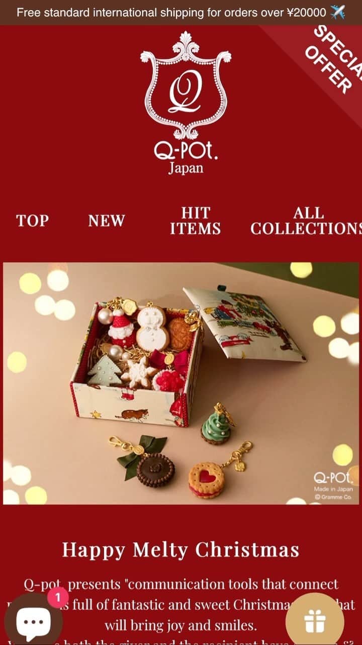 キューポットのインスタグラム：「*⁠ 【NEWS】HO-HO-HO!🎅 Treat yourself this holiday season with our looking tasty jewelry - the perfect gift for yourself or a loved one! Share your Santa wish list below and let us know which bag you’d love to find under the tree. 🎁 #qpot #holiday #gift⁠ ⁠ https://intl.q-pot.jp/collections/holiday-collection-2022⁠ ⁠ ⁠ #qpot #キューポット #madeinjapan #japanmade #japan #ootd ⁠#gifts #holiday #gift #snow #holidays #2023 #winter #christmasshopping #present #newyear #makingalist #magicofchristmas #magicchristmas #magicaltimeofyear #magicalchristmas  #meetsanta #merrychirstmas #merry #HolidayGiftIdeas #HolidayShopping #lovechristmas」