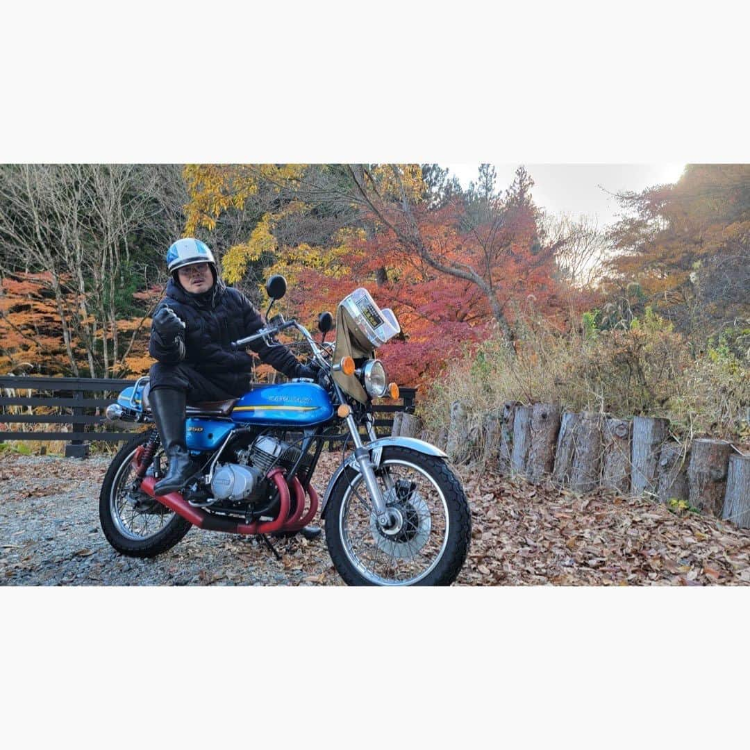 佐田正樹さんのインスタグラム写真 - (佐田正樹Instagram)「紅葉見にいこうようツーリング‼︎  よいしょ‼︎」11月27日 17時31分 - satakisama