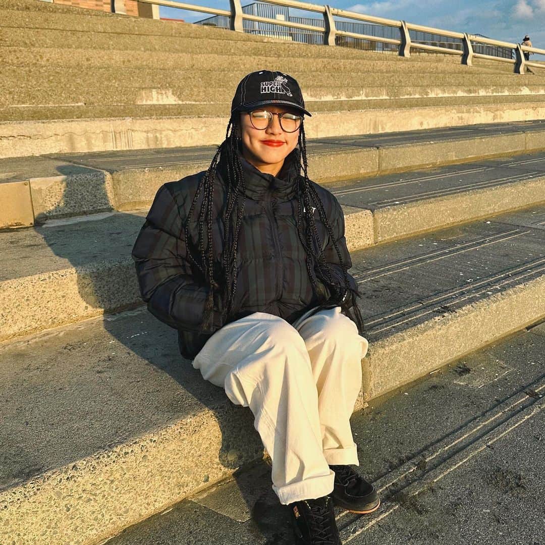 Rioさんのインスタグラム写真 - (RioInstagram)「A day of MY LIFE ! 🫦🫶🏾 Hair by @isseixx」11月27日 18時07分 - rioflake0107