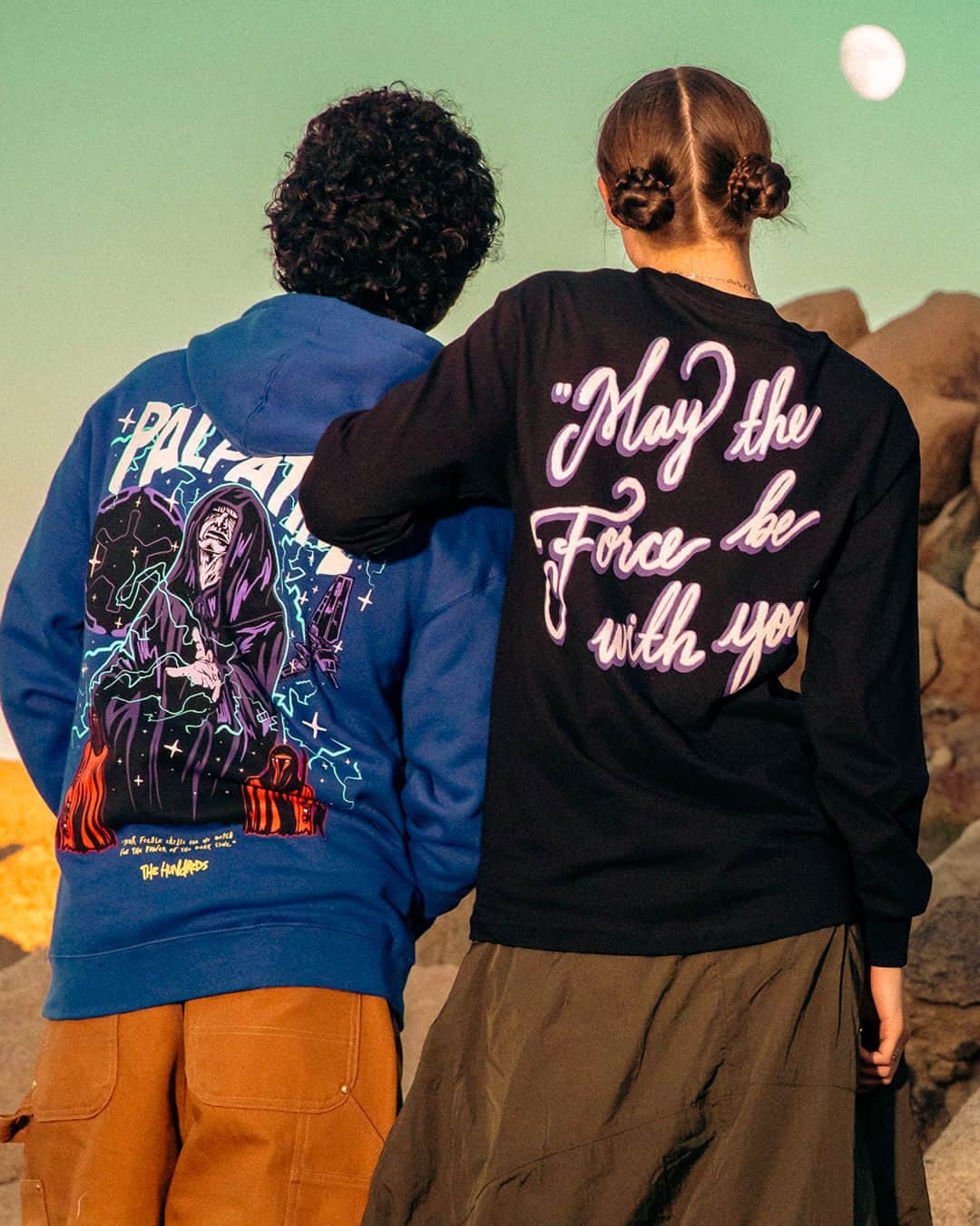 HYPEBEASTさんのインスタグラム写真 - (HYPEBEASTInstagram)「The force is strong with this collection. ⁠ ⁠ @thehundreds and the @starwars franchise are celebrating the 40th anniversary of 'Star Wars: The Return of the Jedi' with a new capsule. Items in the range include a lineup of clothing and accessories, featuring custom hoodie silhouettes inspired by Jedi robes and graphic tees showcasing characters like Princess Leia, Palpatine, and C-3PO. The selection also extends beyond apparel to include a variety of streetwear staples, like snapbacks, beanies, a skate deck as well as accessories like socks and keychains⁠ ⁠ The offering will be available from December 7 onwards through The Hundreds App, its official online store, the Los Angeles flagship store, and at select retailers.⁠ Photo: The Hundreds」11月27日 18時30分 - hypebeast