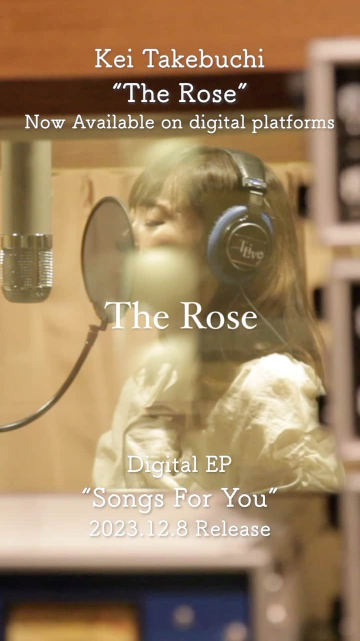 竹渕慶のインスタグラム：「🥀The Rose🥀各種サブスクプラットフォームにて配信中  #therose #竹渕慶 #keitakebuchi #bettemidler」