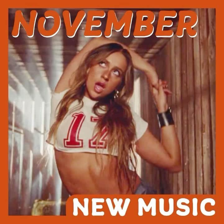 ソニー・ミュージック洋楽のインスタグラム：「NOVEMBER🍁NEW MUSIC 11月のおすすめ新曲&アルバムを7つご紹介！  お気に入りが見つかったら教えてね&保存して後で見返してね！  1. @tatemcrae 「exes」 2. @thekidlaroi 『THE FIRST TIME』 　♫「BLEED」 3. @maneskinofficial 「VALENTINE」 4. @iamluckydaye 「That's You」 5. @zaralarsson 「Memory Lane」 6. @mimiiiwebb 「Back Home For Christmas」 7. @chrisbrownofficial 『11:11』 　♫「Nightmares ft. Byron Messia」  #ソニー洋楽今月のおすすめ曲  #新曲#アルバム#ポップ#ラップ#洋楽#洋楽好き#ロック#バンド #おすすめ曲#新譜#tatemcrae#thekidlaroi#maneskin#luckydaye#zaralarsson#mimiwebb#chrisbrown」