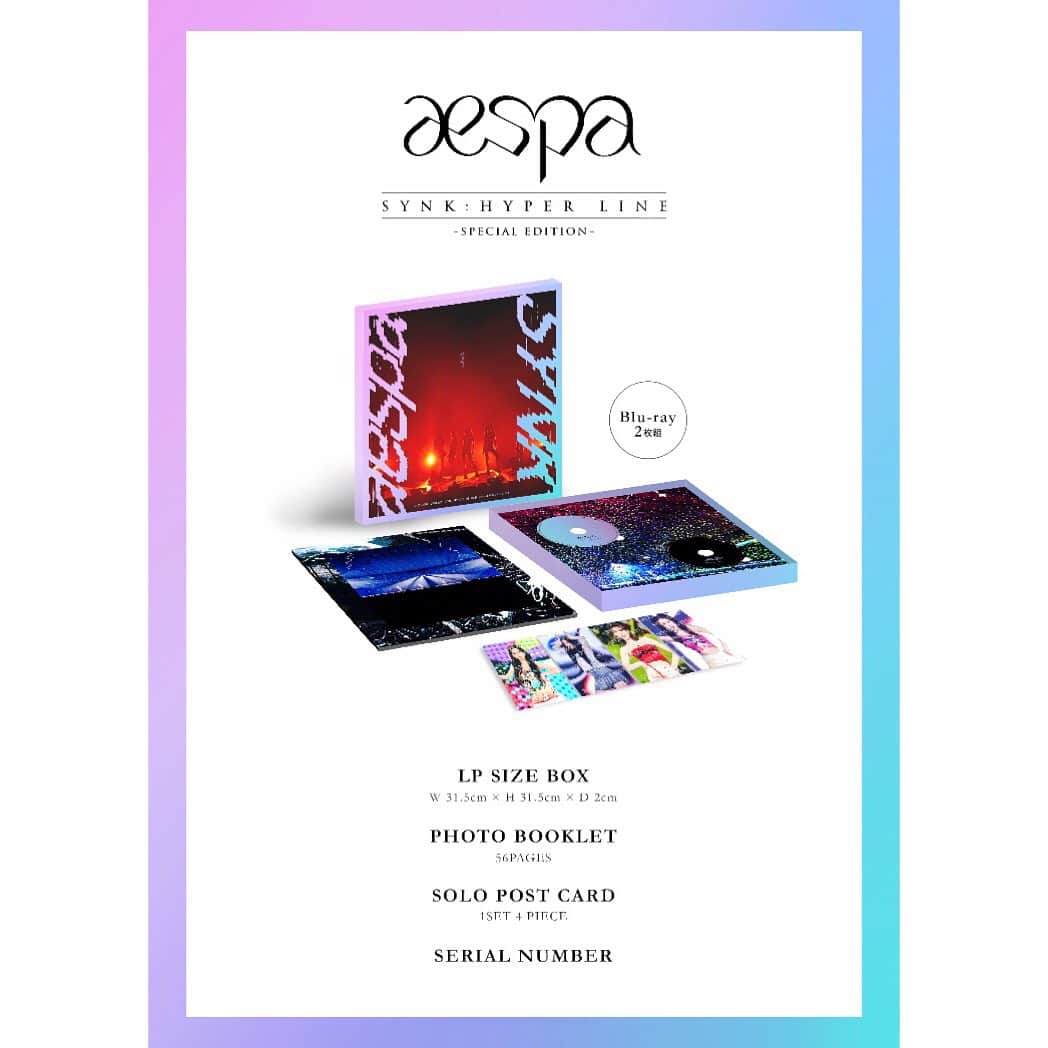 ワーナーミュージック・ジャパンさんのインスタグラム写真 - (ワーナーミュージック・ジャパンInstagram)「#aespa  『aespa LIVE TOUR 2023 ‘SYNK : HYPER LINE’ in JAPAN -Special Edition-』の商品詳細写真/封入特典の展開図/パッケージ図公開📸🤍   aespaならではの特別感と高級感を味わえる今作、是非お見逃しなく👀  💿ご予約はこちら👉 aespa.lnk.to/LIVETOUR2023」11月27日 20時00分 - warnermusic_jp