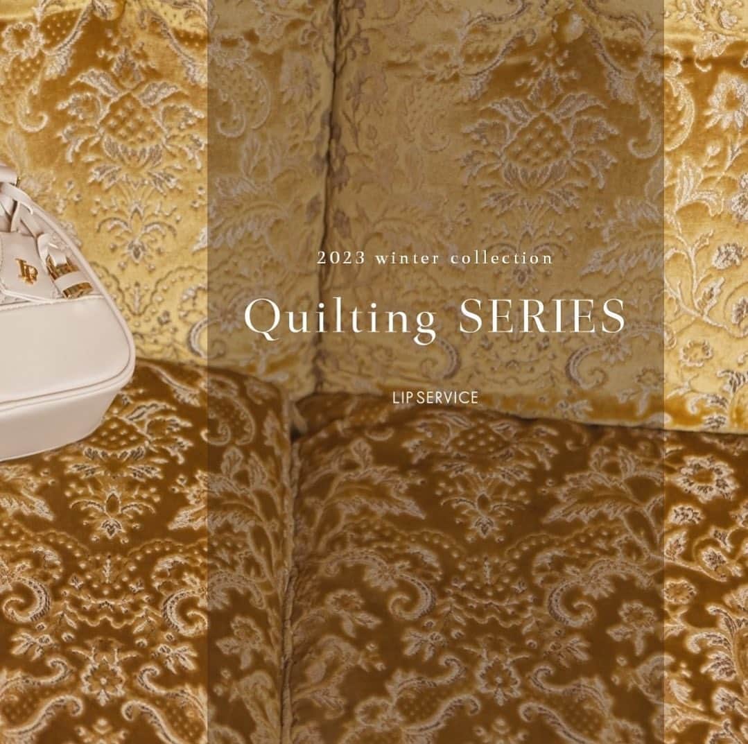LIP SERVICEのインスタグラム：「ー Quilting SERIESE ー  \ キルティングが目を引くシリーズ小物が登場！ /  【NEW ARRIVAL】  #キルティングボストンkeybag ¥7,590(tax in)  #キルティングミニポーチ ¥4,290(tax in)  #lipservice #リップサービス #キルティング #キルティングバッグ #キルティングポーチ #holiday #newarrival」