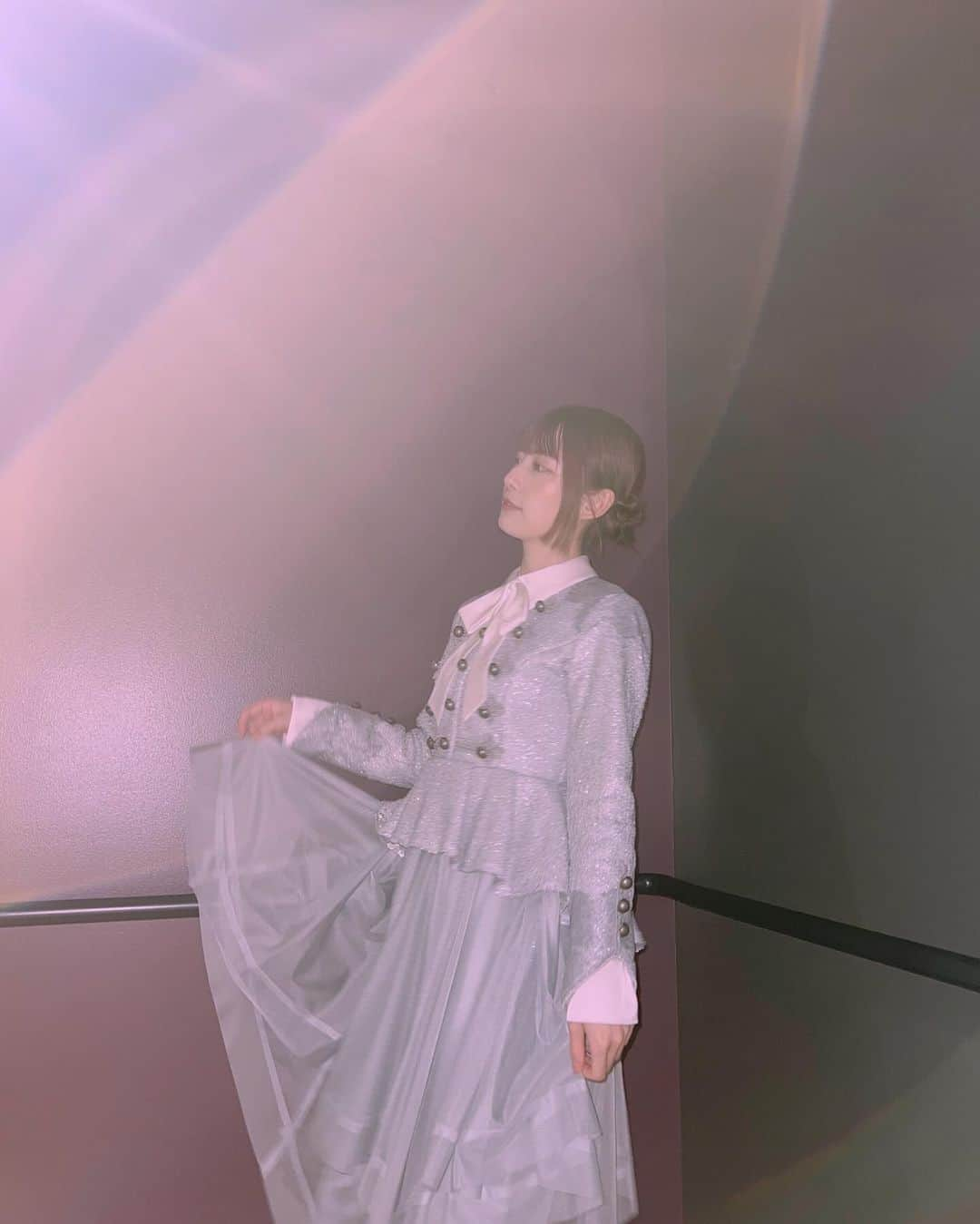 東村芽依のインスタグラム：「. #VMAJ2023 ありがとうございました🩵✨️ #AmIready?#日向坂46#東村芽依#meigram」