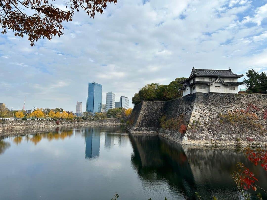 デニス・ヴァシリエフスのインスタグラム：「Beauty of heritage, an authentic past and technical marvels! I return home inspired by a fulfilling experience in Osaka, thank you! 😊」