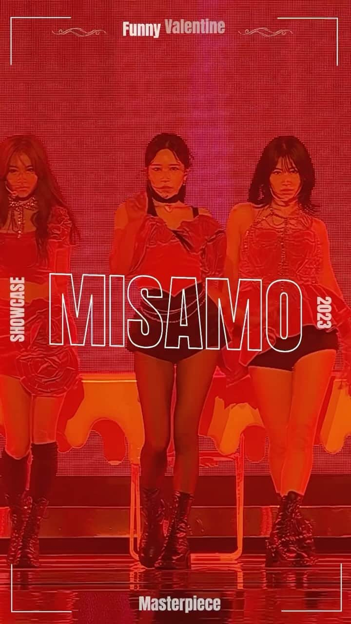 TWICE JAPANのインスタグラム：「MISAMO JAPAN SHOWCASE “Masterpiece” DVD＆Blu-ray 2023.12.20 Release  🎵Funny Valentine  #MISAMO #Masterpiece #JAPANSHOWCASE2023 #FunnyValentine」