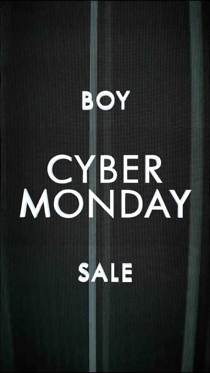 BOY LONDONのインスタグラム：「CYBER MONDAY SALE - Today's your last chance to get up to 70% off, and you'll get a Free Gift on orders over £100.00.  #BOYLONDON #CYBERMONDAY #SALE」