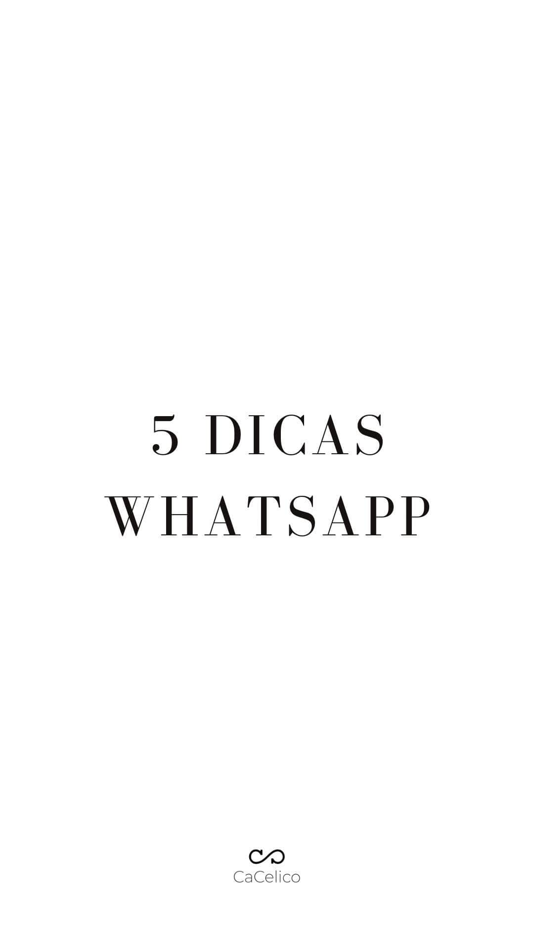 カロリーネ・セリコのインスタグラム：「5 dias para ser produtivo no WhatsApp  O WhatsApp virou de fato o nosso grande instrumento de trabalho, se nao, o maior deles. Por isso, todos nós passamos muitos minutos e horas por dia nele, trabalhando ou nos comunicando com família e amigos. São tantos grupos, tantas mensagens e varias tarefas, que precisamos, a cada dia mais, nos organizarmos para sermos ágeis e práticos usando a ferramenta. Por isso deixei aqui no video as minhas 5 melhores dicas para usar o WhatsApp.  Me conta se você gostou e se você tem mais alguma dica para deixar aqui para mim e para todos que estão precisando.」