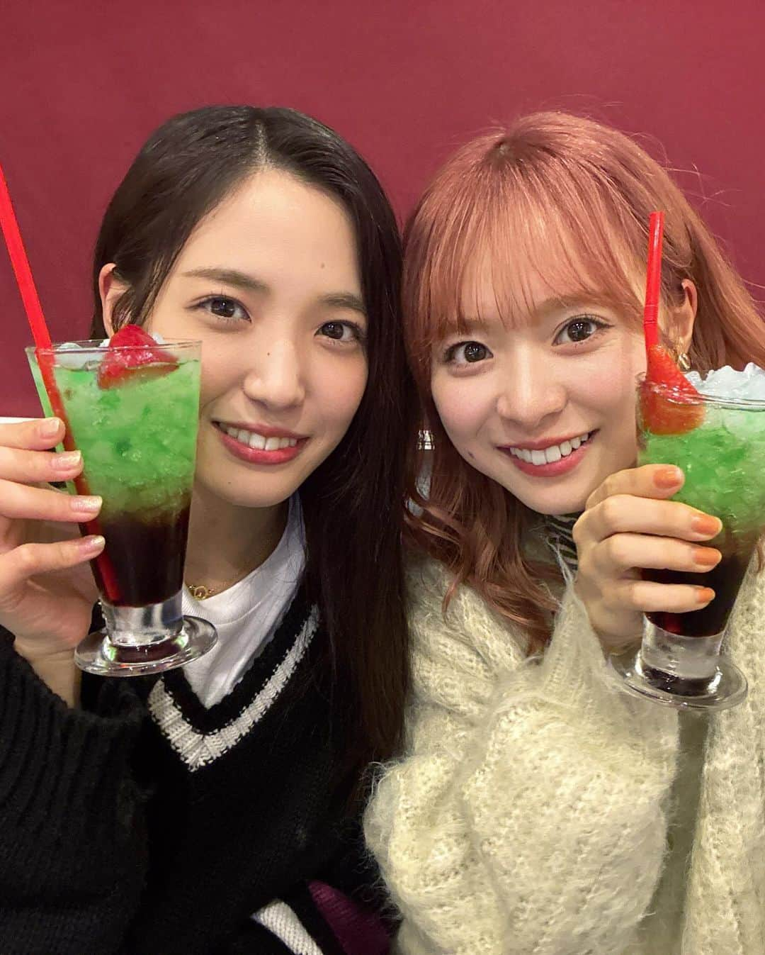 倉野尾成美さんのインスタグラム写真 - (倉野尾成美Instagram)「AKB48×JOYSOUNDコラボドリンク🥤 下を見ず笑顔になるなるソーダ☺️🐻🐡✨」11月27日 21時59分 - noochan_1108