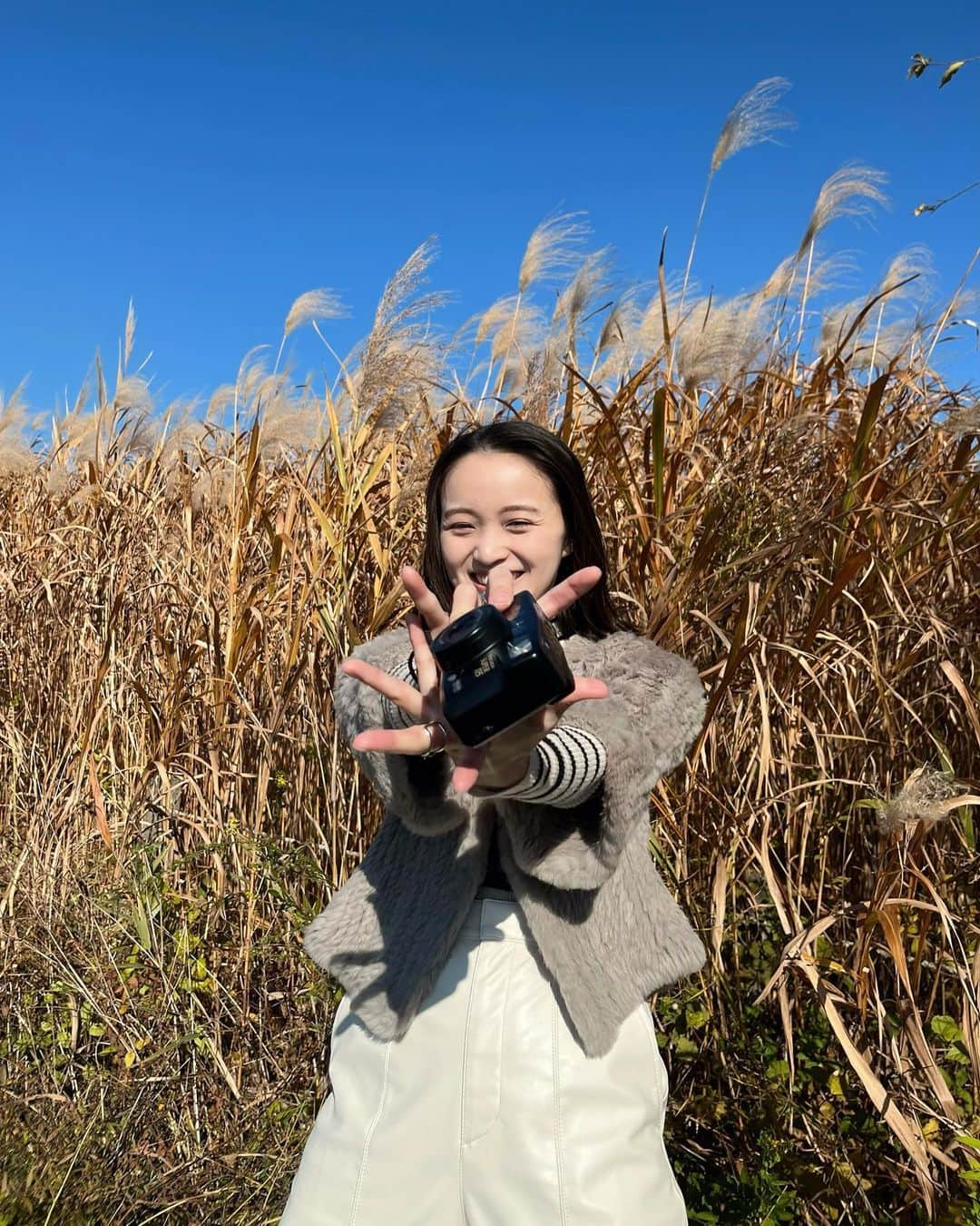 櫻愛里紗さんのインスタグラム写真 - (櫻愛里紗Instagram)「ここ最近のいろんなお顔集🦊🤎実はもっと変な顔もあったり無かったり、。笑 ⁡ ⁡ そしてとにかくススキ🌾が大好き！！ ⁡ ⁡ ⁡ #櫻ありさ #スターダスト #スターダストプロモーション #ボブヘアー  #🌾 #ビションフリーゼ」11月27日 21時59分 - sakura.arisa_official