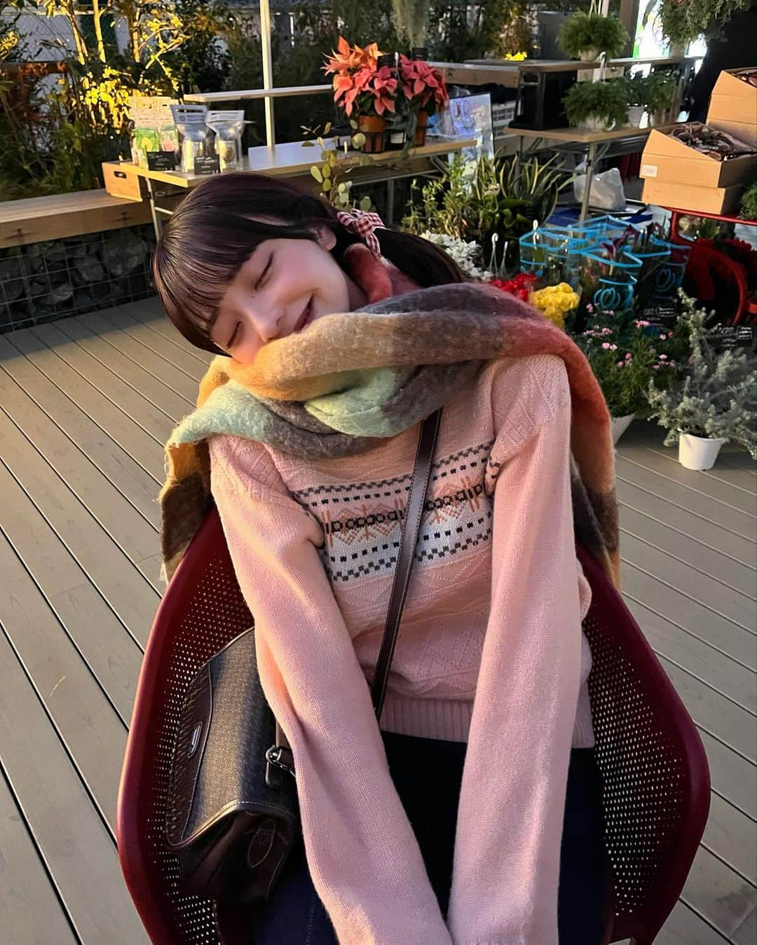 新田湖子さんのインスタグラム写真 - (新田湖子Instagram)「クロワッサン🥐🧶 美味しすぎて毎日たべれる、♡」11月27日 22時20分 - coconitta0809