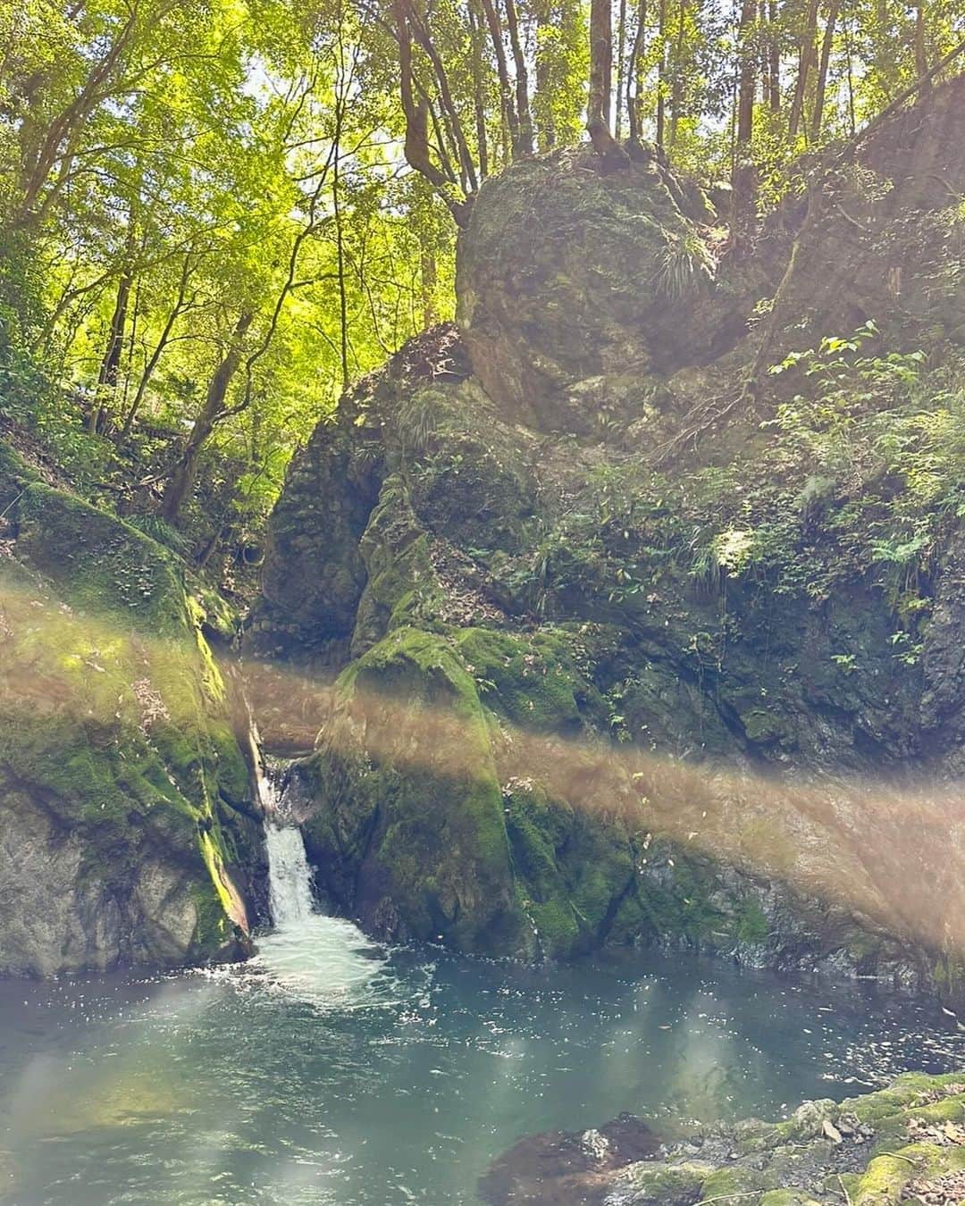 yoyo_hinaのインスタグラム：「沢山の人に頼られて それが自分のエネルギー モチベーションへ変わって 今の自分ができました🕊️🫧  ここキャンプもサウナも出来て 心身整ったんよね。  また行きたいところリスト🫧  #自然#癒し #キャンプ#サウナ#グランピング #camping  #サウナ女子#ととのう #滝#川」