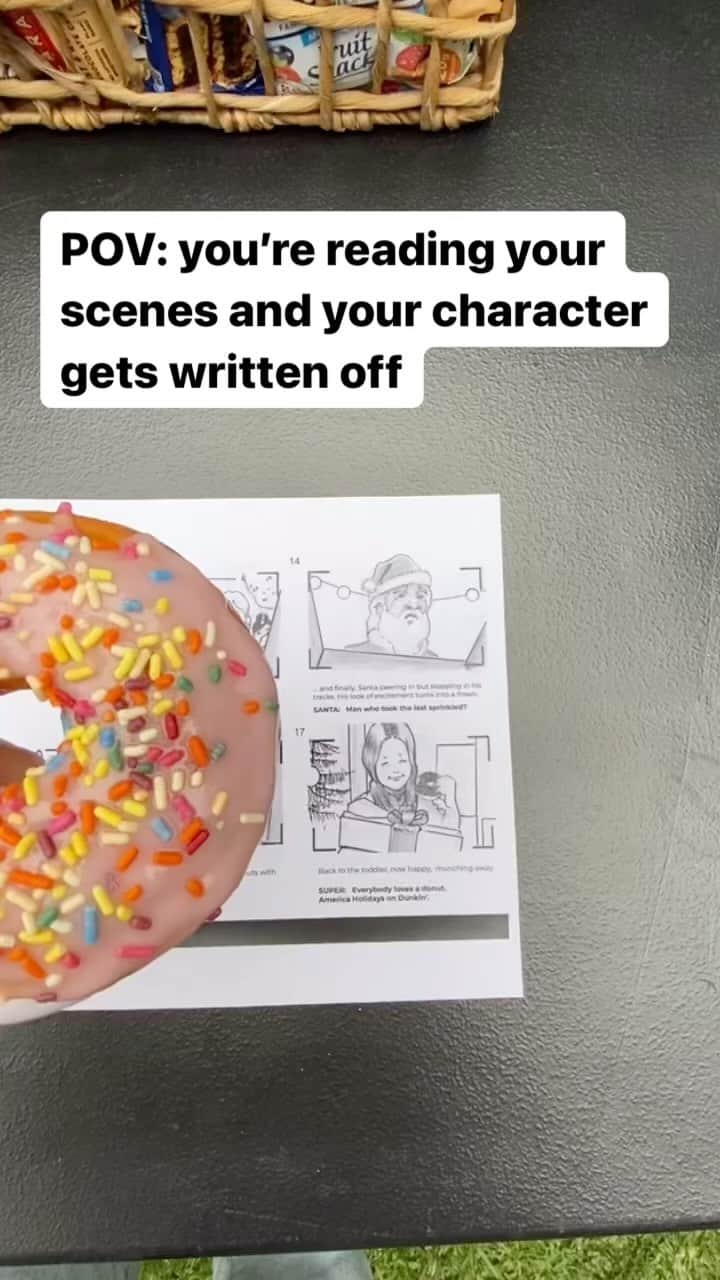 ダンキンドーナツのインスタグラム：「and I got frosted for no reason」