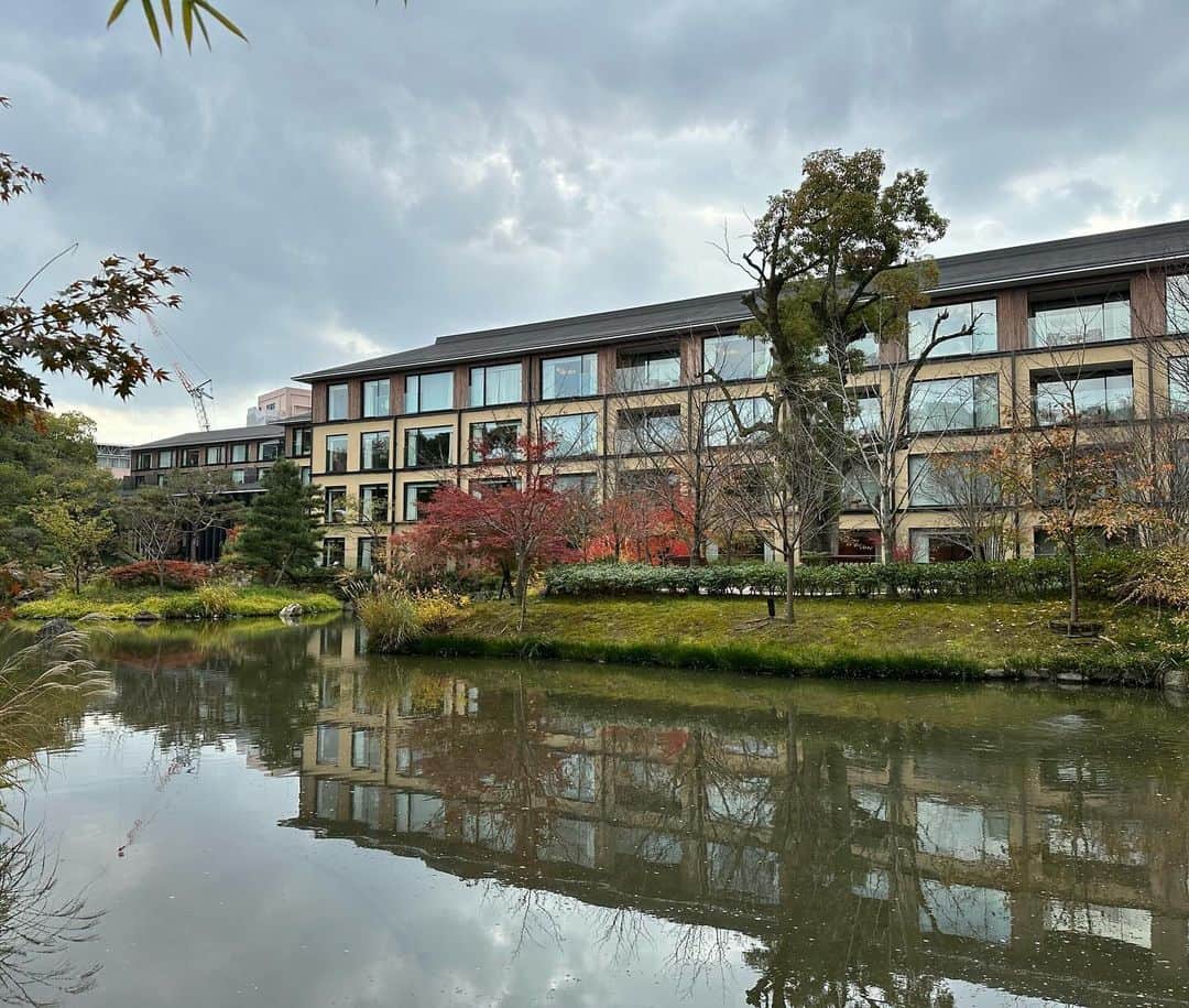yu-yu.（友癒）さんのインスタグラム写真 - (yu-yu.（友癒）Instagram)「. 京都のホテルが素敵だった🥺✨そしてみんな英語だったww  #京都 #フォーシーズンズホテル京都」11月27日 22時45分 - ____yu_yu____
