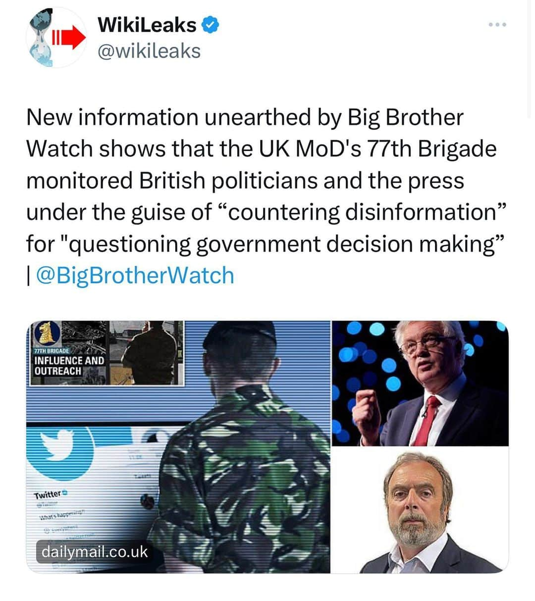 WikiLeaksさんのインスタグラム写真 - (WikiLeaksInstagram)「@dailymail」11月27日 22時45分 - wikileaks