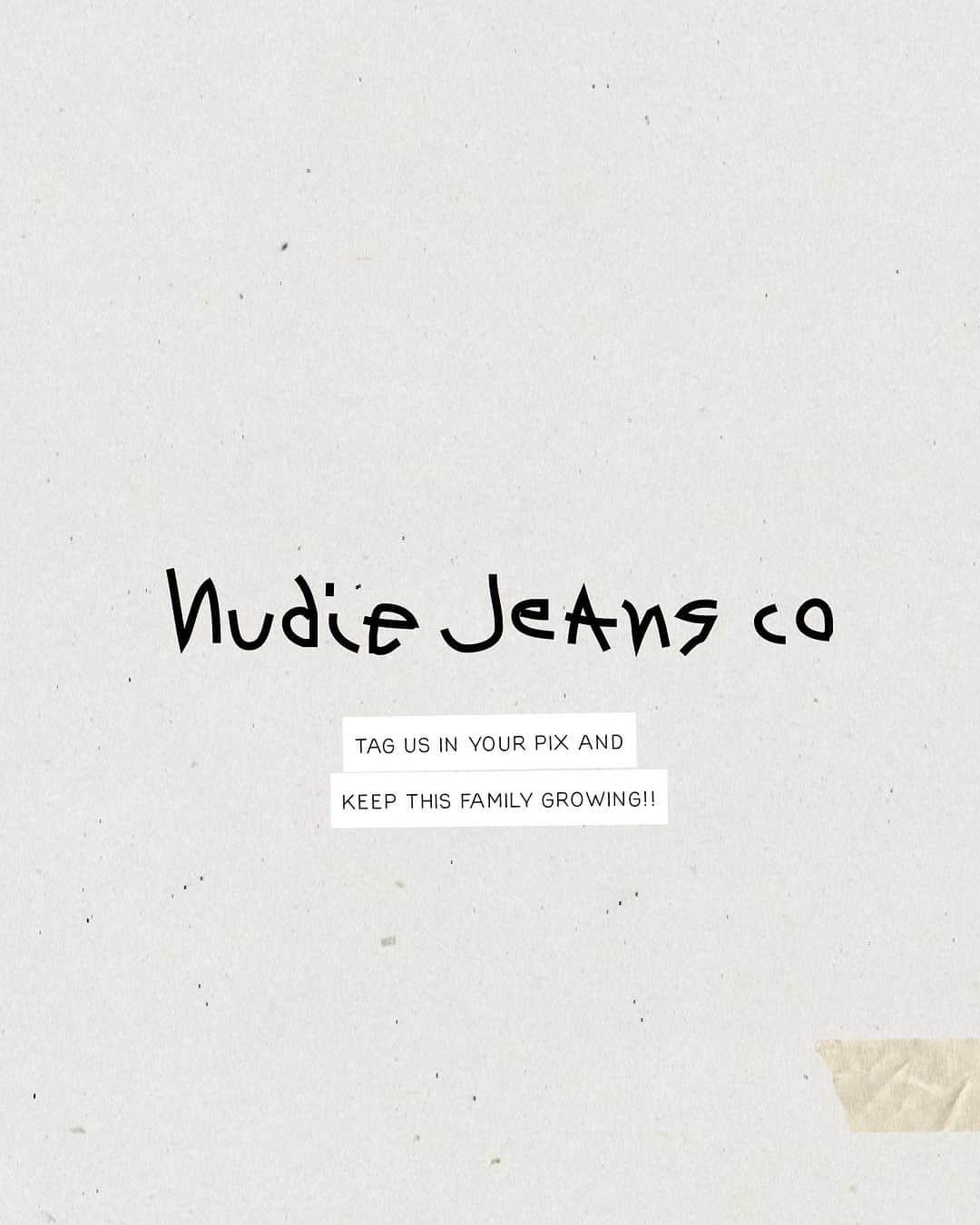 ヌーディージーンズさんのインスタグラム写真 - (ヌーディージーンズInstagram)「Tag us in your pix and keep this family growing 🫶  #NudieJeans  #createtomorrowsvintage」11月27日 23時02分 - nudiejeans