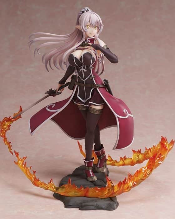 Tokyo Otaku Modeのインスタグラム：「Ariane is a badass, but here she has a sweet look on her face despite the flames emanating from her sword!  🛒 Check the link in our bio for this and more!   Product Name: Skeleton Knight in Another World Ariane Non-Scale Figure Series: Skeleton Knight in Another World Manufacturer: Union Creative Sculptor: POLY-TOYS Specifications: Painted, non-articulated, non-scale ATBC-PVC & ABS figure with stand Height (approx.): 26 cm | 10.2"  #skeletonknightinanotherworld #ariane #tokyootakumode #animefigure #figurecollection #anime #manga #toycollector #animemerch」