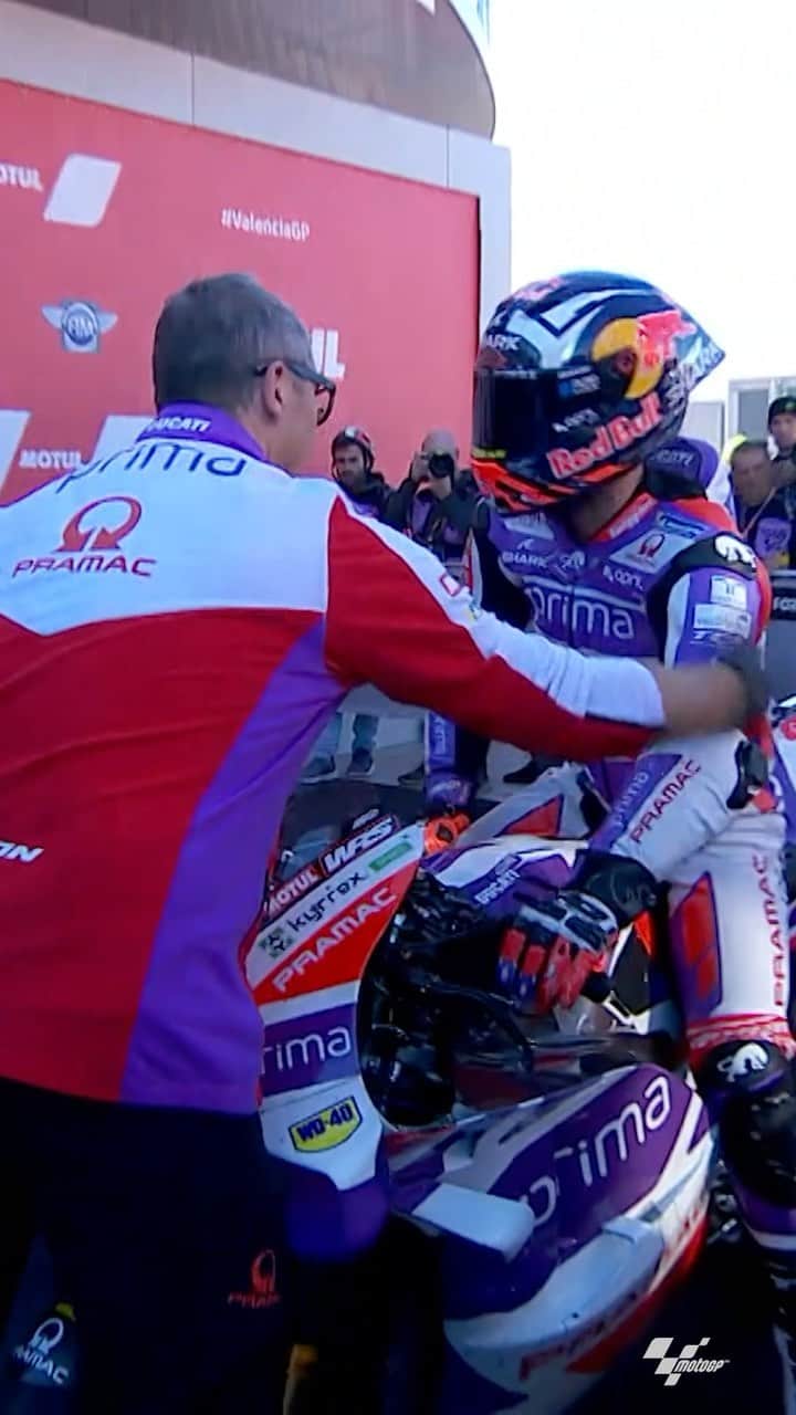 MotoGPのインスタグラム：「A podium in the last race as a Ducati rider was the perfect send-off to an amazing time together! 👋🥈  #ValenciaGP 🏁 #MotoGP #Motorsport #Motorcycle #Racing #JZ05 #JohannZarco」