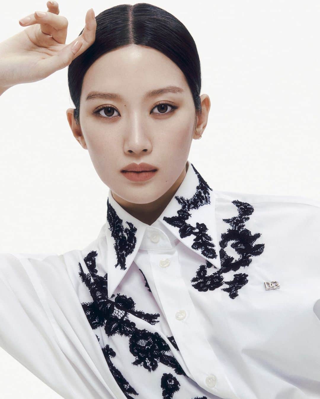 ドルチェ&ガッバーナのインスタグラム：「Introducing @m_kayoung as the new #DolceGabbana Global Ambassador.   A journey of creativity and elegance, this collaboration promises to redefine the intersection of fashion and cinematic grace, bringing forth a new chapter in the brand’s legacy.   #DGXMUNKAYOUNG」