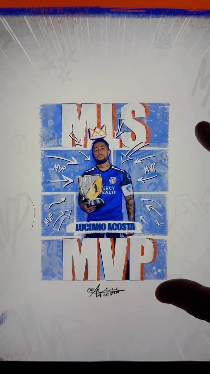 Major League Soccerのインスタグラム：「Took his game to another dimension & had a season for the ages. ✨  Lucho Acosta is the 2023 Landon Donovan MLS MVP!」