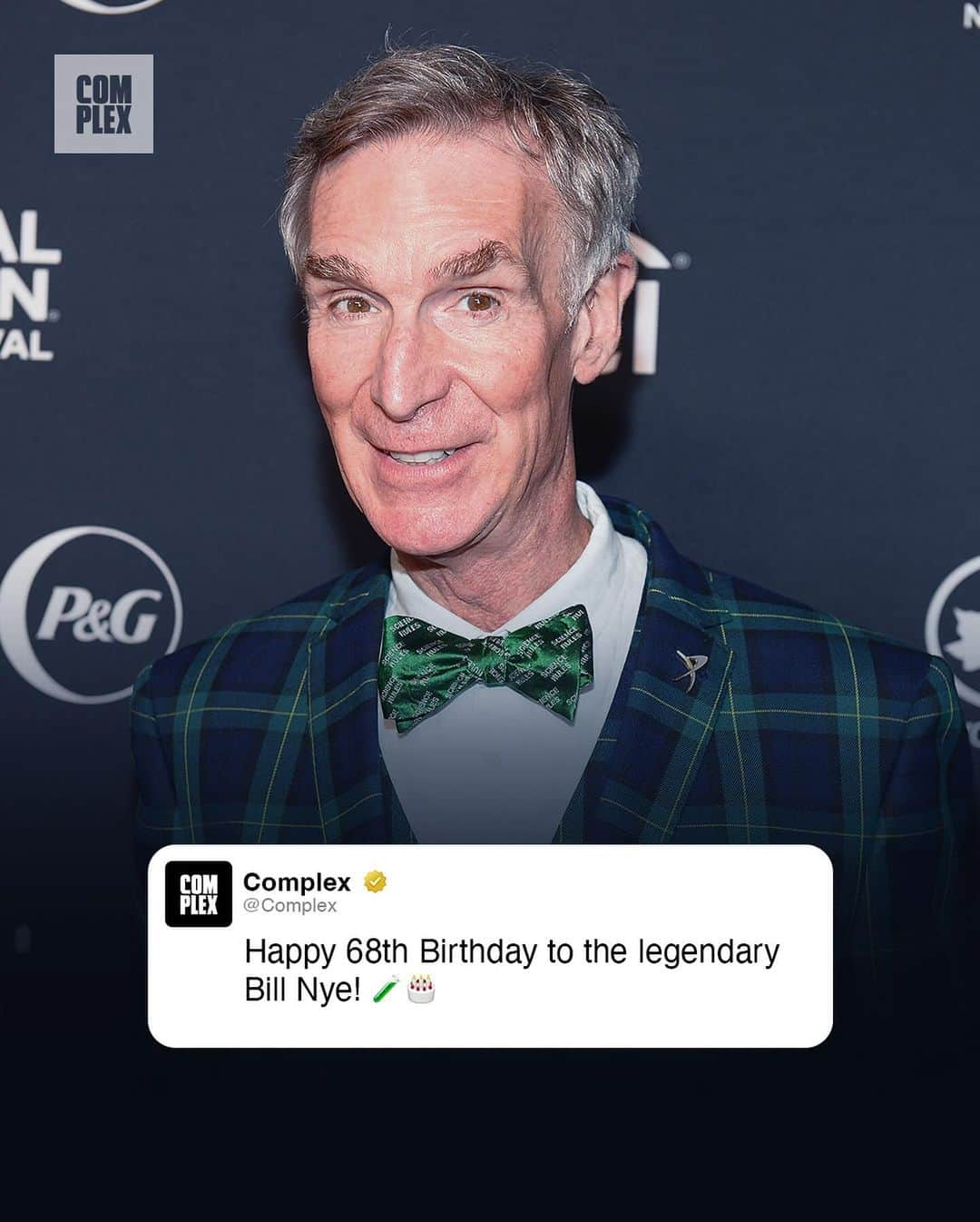 COMPLEXさんのインスタグラム写真 - (COMPLEXInstagram)「HBD to @billnye! 🎈」11月28日 2時38分 - complex