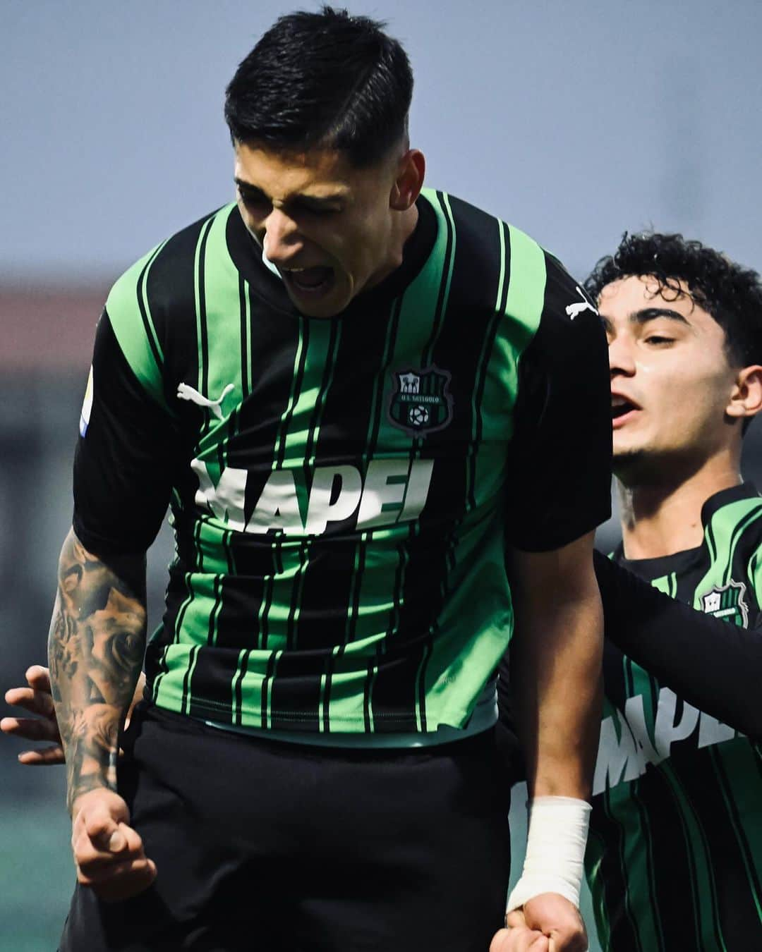 USサッスオーロ・カルチョのインスタグラム：「4️⃣^ successo consecutivo per i neroverdi di mister Bigica!!! 🚀🚀🚀  #Primavera1TIM #SassuoloMonza 3️⃣-1️⃣ #ForzaSasol 🖤💚」