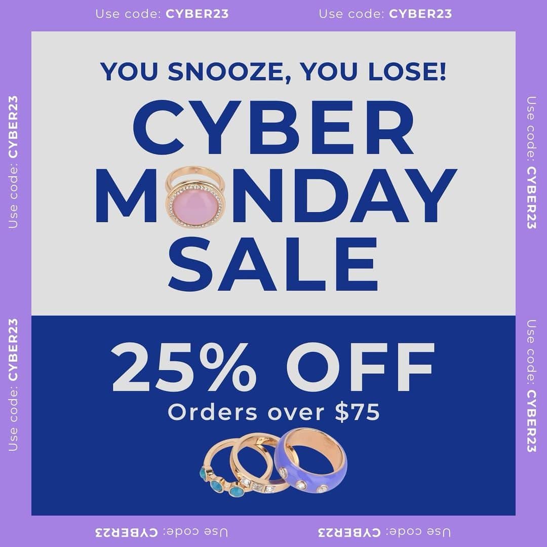 アイザックミズラヒのインスタグラム：「Shop our Cyber Monday Sale to get 25% off orders $75+ with code CYBER23! Offer available all day 11/27, so get shopping! 🛍️」
