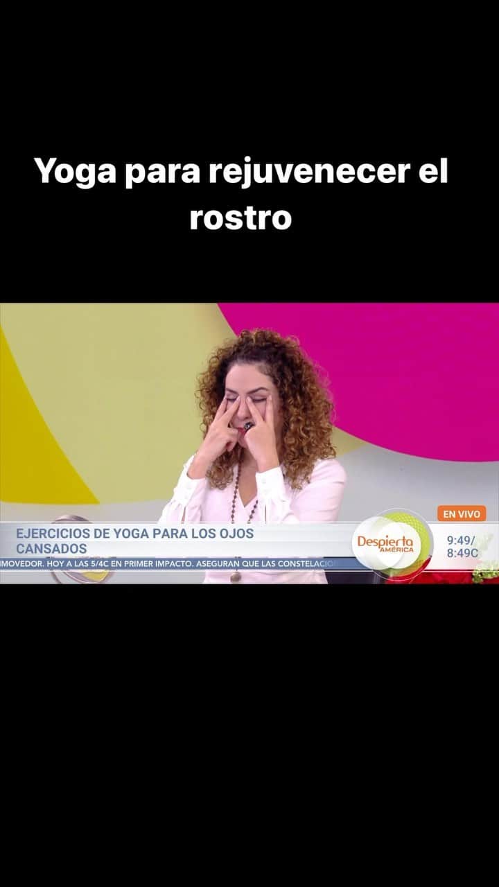 Despierta Americaのインスタグラム：「Ejercicios para rejuvenecer la piel de tu rostro, con los consejos de @helenasir」
