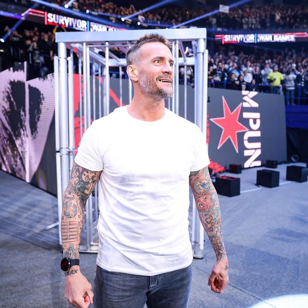 WWEのインスタグラム：「After his SHOCKING return at #SurvivorSeries, @cmpunk will be on #WWERaw TONIGHT!   📺 8/7c on @usanetwork」