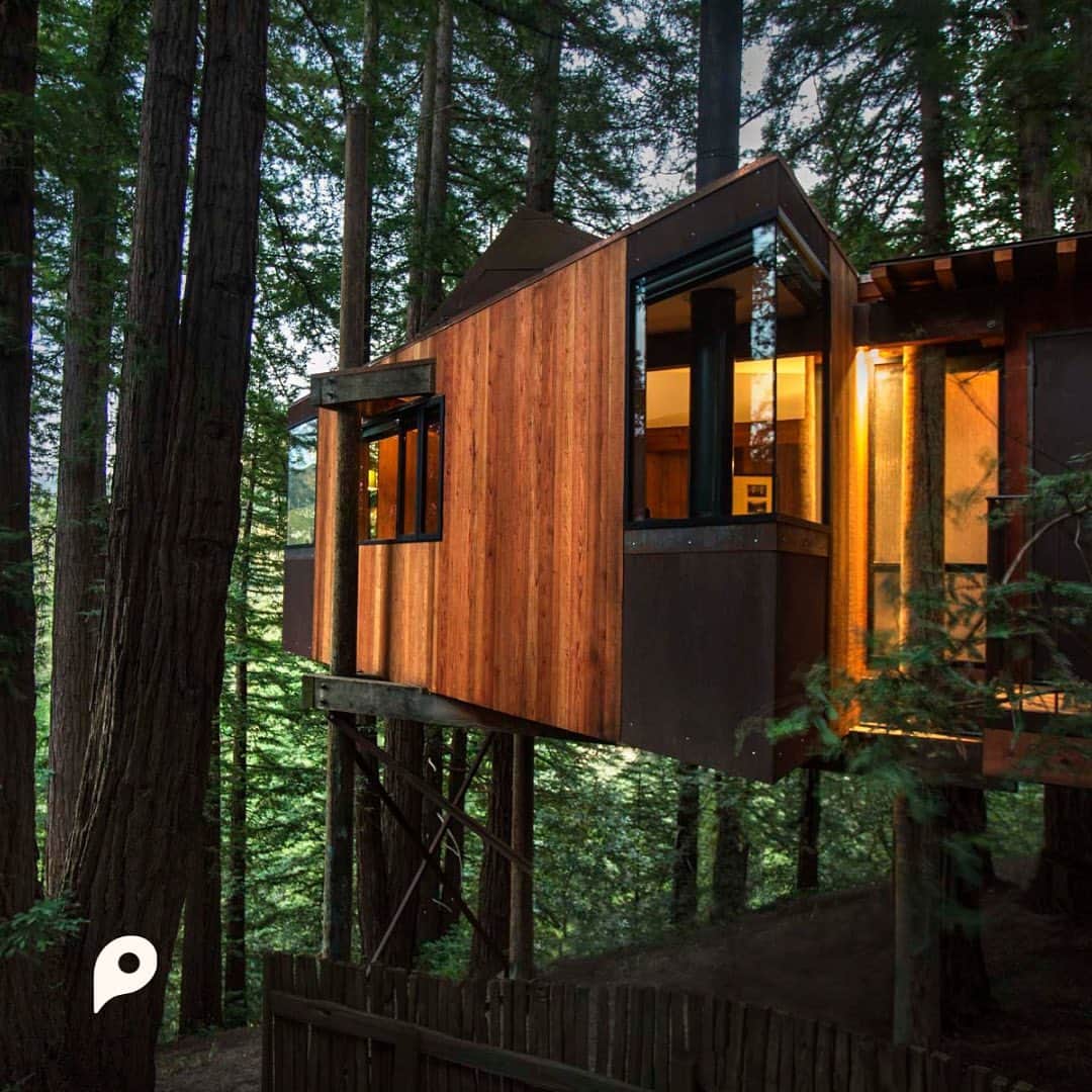 PicLab™ Sayingsさんのインスタグラム写真 - (PicLab™ SayingsInstagram)「Tis the season to cozy up in one of these unbelievable treehouses! 🌲 🏠 It’s impossible to choose the best one, so we’ve rounded up our top five favorite treehouses at the link in our bio. Which one is your favorite, 1-5?   1. Post Ranch Inn Treehouse in Big Sur, California 2. Treeframe Cabin in Index, Washington 3. Little Red Treehouse in Lyons, Colorado 4. Glamping Treehouse in Santa Cruz, California  5. Wanderlust at Firefly Treehouses in Crane Hill, Alabama」11月28日 4時48分 - paradise
