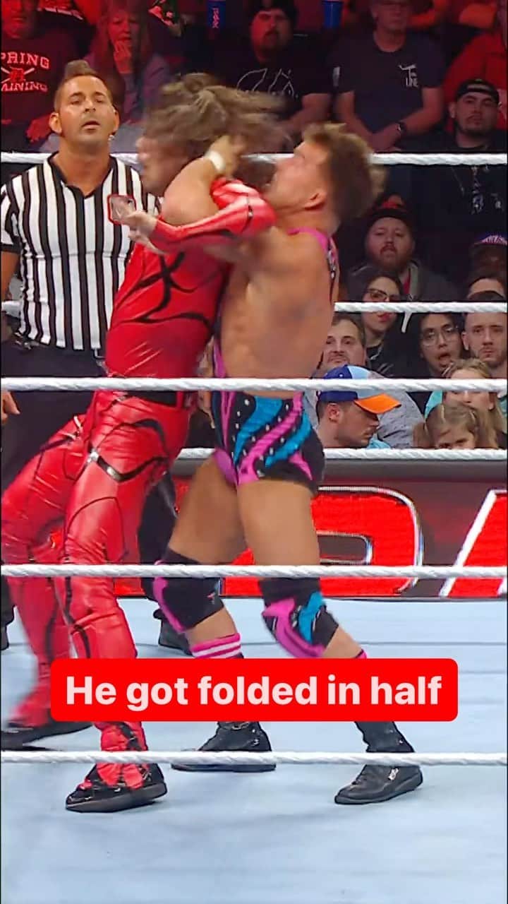 WWEのインスタグラム：「@wwegable was FIRED UP 😳」