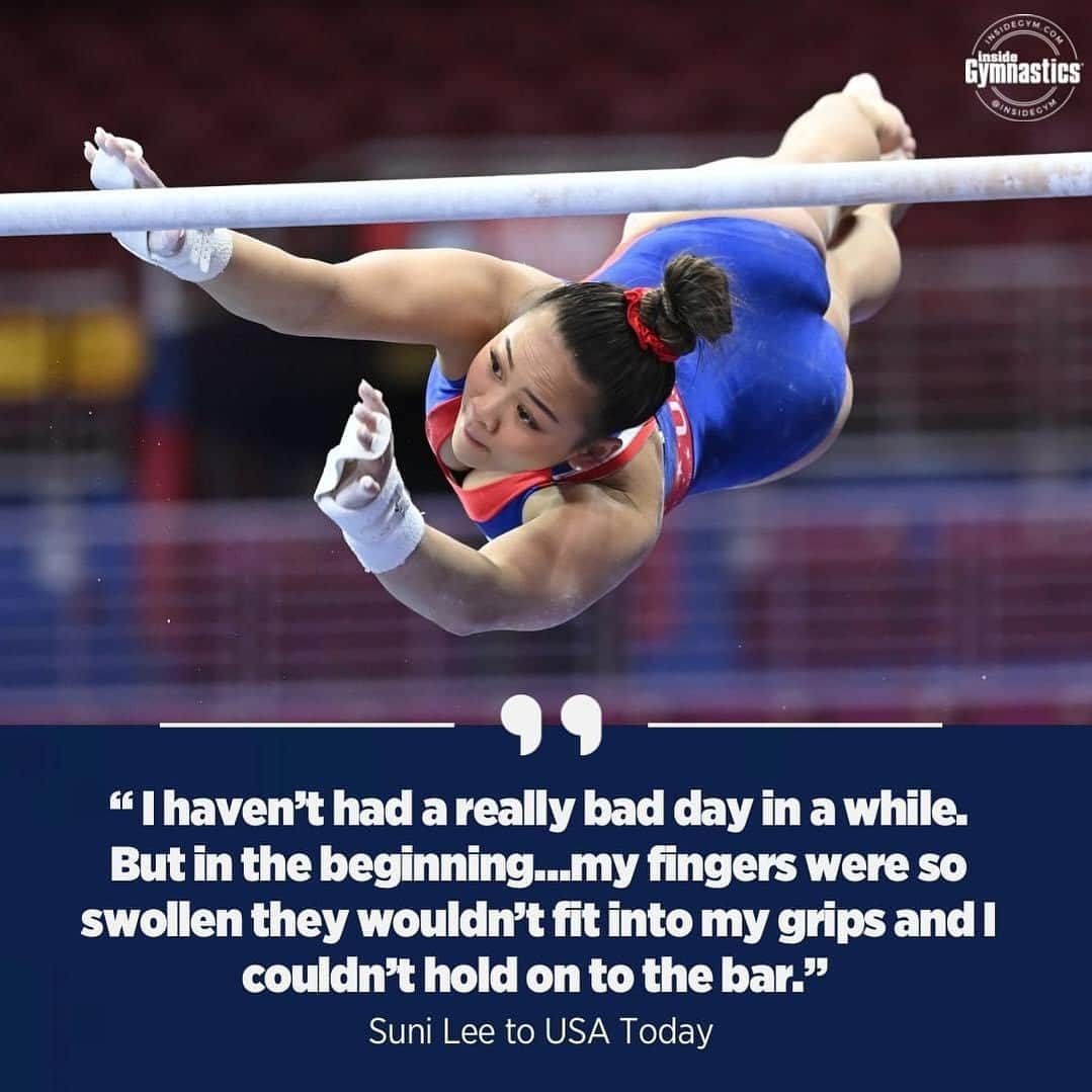 Inside Gymnasticsのインスタグラム：「Olympic Champion Suni Lee is opening up more about the health battle (kidney illness) that sidelined her from gymnastics competition. We’re so glad that she’s doing better and wish her all the best in her continued recovery! She has her sights set on Paris 2024 and we can’t wait to follow the journey!  #gymnastics #gymnast #sunilee #sunisalee #paris2024」