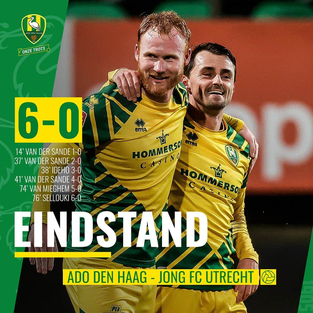 ADOデン・ハーグさんのインスタグラム写真 - (ADOデン・ハーグInstagram)「⚽ Doelpuntenfestijn!  #ADOutr」11月28日 5時51分 - adodenhaag