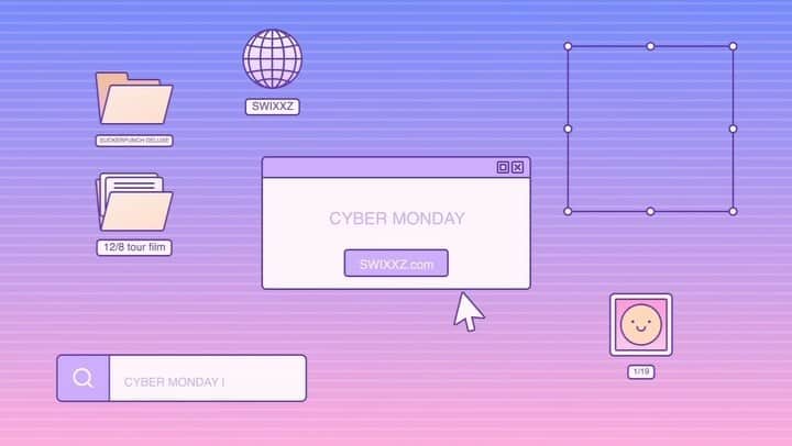 マギー・リンデマンのインスタグラム：「CYBER MONDAY SALE!! up to 75% off go go @swixxz」
