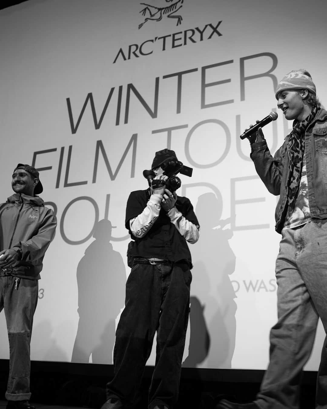 アークテリクスさんのインスタグラム写真 - (アークテリクスInstagram)「As our Winter Film tour continues, we are reflecting on our latest stop in Boulder, Colorado, last week! A sold-out crowd packed the iconic Boulder Theater to experience our Winter Films, local projects, and a special performance from @wearedwllrs.  The night gathered friends from all corners of our community, with a group of our global athletes in attendance.  Tickets remain for a Winter Film Tour stop near you. Visit the link in bio to reserve your seat.  #NoWastedDays  📸: @mthurk」11月28日 6時24分 - arcteryx