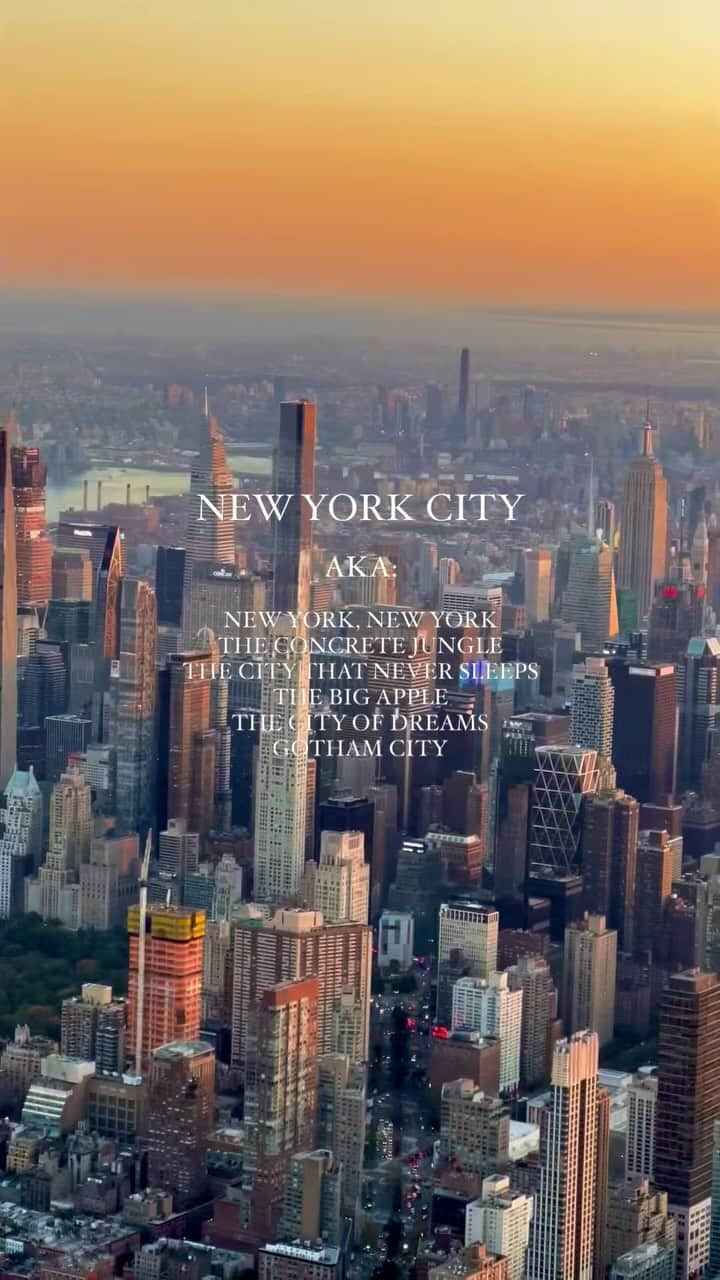 nyonairのインスタグラム：「A city with many names, which is your favorite? 🤩🚁  #FlyNYON #nyonair #nyc #reels #newyork #thecitythatneversleeps」