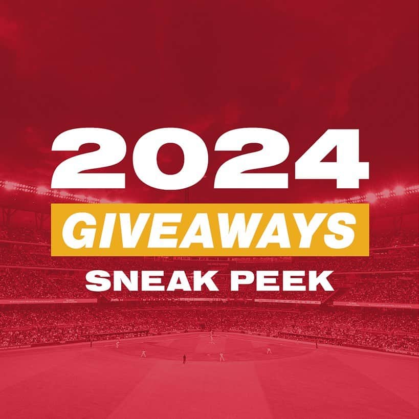 アトランタ・ブレーブスのインスタグラム：「2024 Promo Calendar sneak peek 👀  🔗: Braves.com/promos」