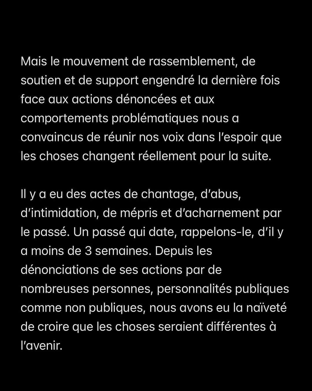 Elisabeth Riouxさんのインスタグラム写真 - (Elisabeth RiouxInstagram)「Il y avait un maximum de cinq collaborateurs, mais derrière cette publication il y a également les voix de @jessica.roux, @fusomusic et @milaydie. 🤍」11月28日 6時49分 - elisabethrioux