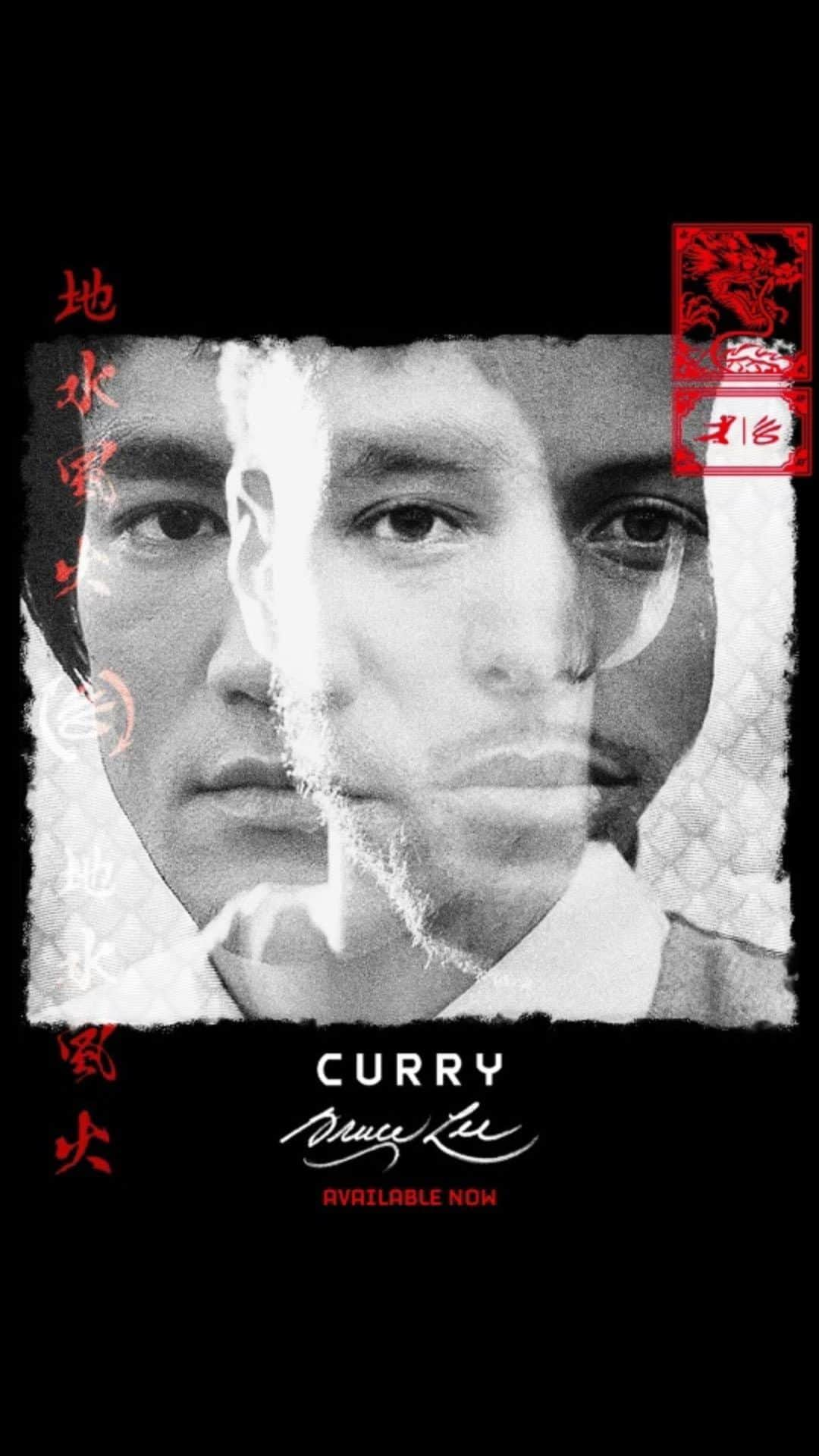 ステフィン・カリーのインスタグラム：「New 💧.   Inspired by the icon… @brucelee , Fire & Earth collection available now @currybrand 🔥.」