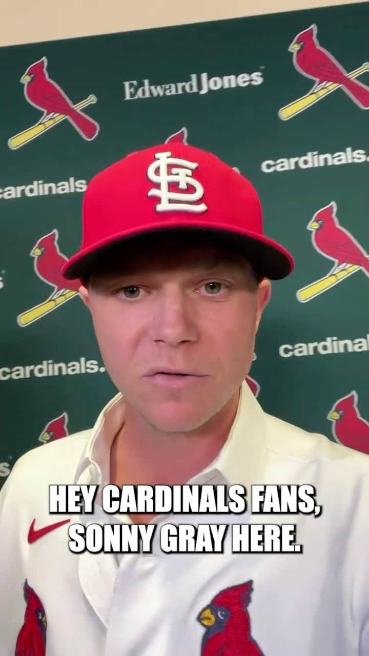 セントルイス・カージナルスのインスタグラム：「A message from the newest St. Louis Cardinal ☀️」