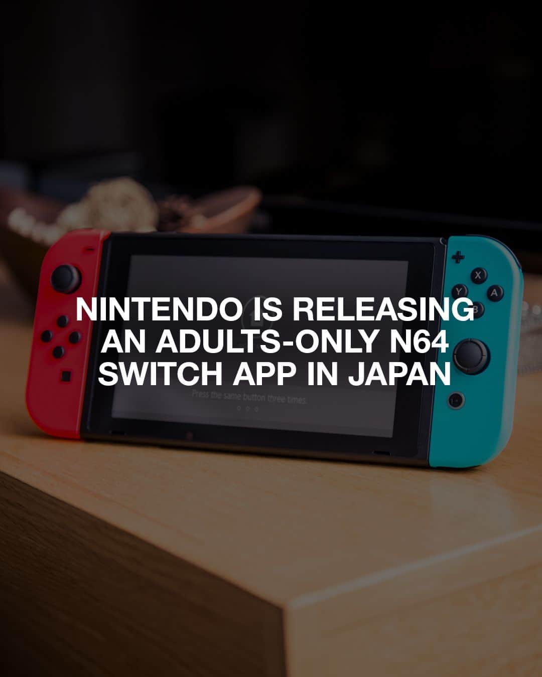 HYPEBEASTさんのインスタグラム写真 - (HYPEBEASTInstagram)「@nintendo_jp is bringing back its N64 era.⁠ ⁠ Currently, the company is working on an app for the Switch's subscription service, Nintendo Switch Online, that will be only available to 18+ users. The adults-only app is designed to offer not all, but some N64 titles, the company announced in a promotional video.⁠ ⁠ According to reports, the platform will offer just two titles, 1997’s 'GoldenEye 007' and 1999’s 'Jet Force Gemini.' The reason these titles are being offered on a different app than other N64 games boils down to Japan’s content rating system.⁠ ⁠ Since both games are shooters, they hold a “Z” rating in Japan, compared to the US, where they both have a “T” rating. Following that logic, it’s probable that any shooters being adapted for release on NSO will be directly considered for the 18+ app.⁠ ⁠ As of now, the app will be exclusive to the Japanese market. Stay tuned for more info.⁠ Photo: James Sheppard/Future Publishing/Getty Images」11月28日 9時00分 - hypebeast