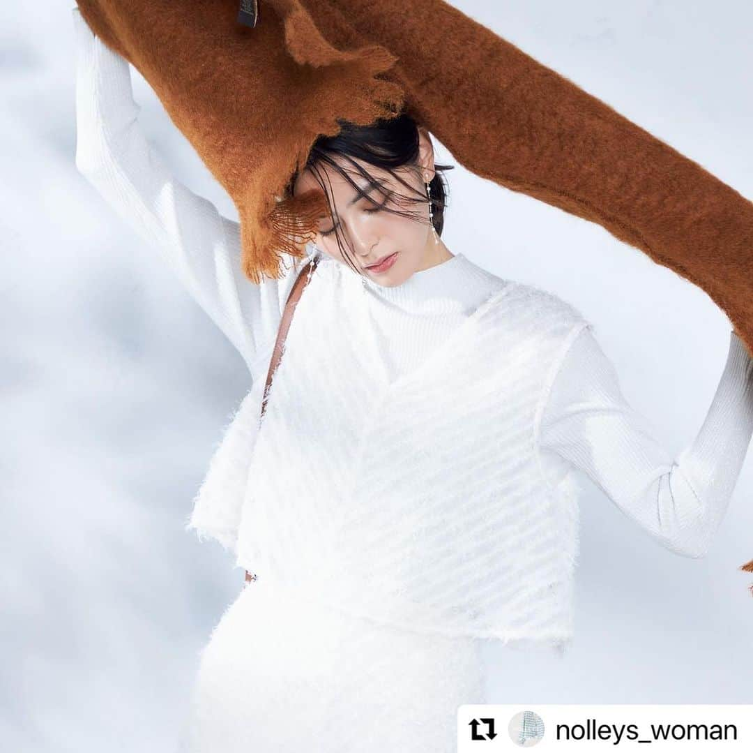 岩田絵莉佳さんのインスタグラム写真 - (岩田絵莉佳Instagram)「【NOLLEY'S】 2023 winter look公開  ノーリーズらしい爽やかで優しいきちんとしたスタイルをベースに、より華を添えるスタイルを提案する今季  #nolleys #2023aw  #winter  #tokyo #osaka  #blue  #japan  #shopdisplay  #コート  #ノーリーズ #ジャケットコーデ  #コートコーデ  #ootd  #紺ブレ  #デメリエ  #ワンピースコーデ  #大人女子 #大人可愛い #綺麗目コーデ  #入学式コーデ #卒業式コーデ #ママコーデ #通勤コーデ #冬コーデ  #クリスマス  #きれいめファッション  #きれいめコーデ #オトナ女子  #結婚式コーデ」11月28日 19時54分 - 15erika11