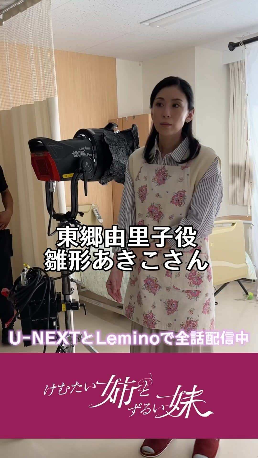 けむたい姉とずるい妹のインスタグラム：「. ／ 『#けむたい姉とずるい妹 』 最後まで ご視聴ありがとうございました！ ＼  クランクアップ動画🪄 1人目は 東郷由里子役 #雛形あきこ さん  最終話は #TVer で見逃し配信中🎗 tver.jp/episodes/epzy8ldb7w  U-NEXTなどで全話配信中💠  #テレビ東京 #けむずる  #栗山千明 #馬場ふみか #栁俊太郎  #桜田通 #雛形あきこ」